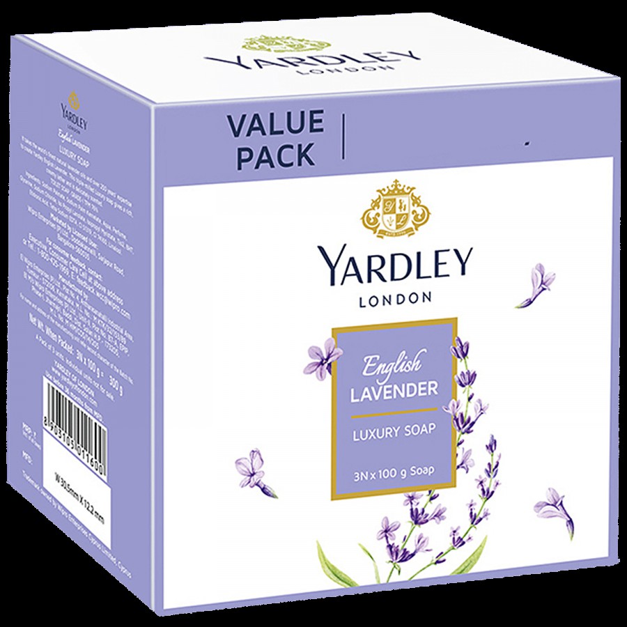 Yardley London English Lavender Luxury Soap With Creamy Lather