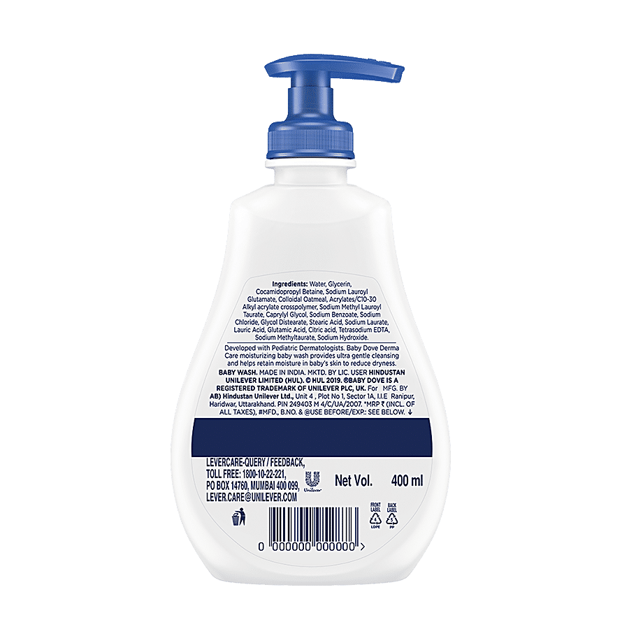 Baby Dove Derma Protect Moisturising Wash - Tear Free