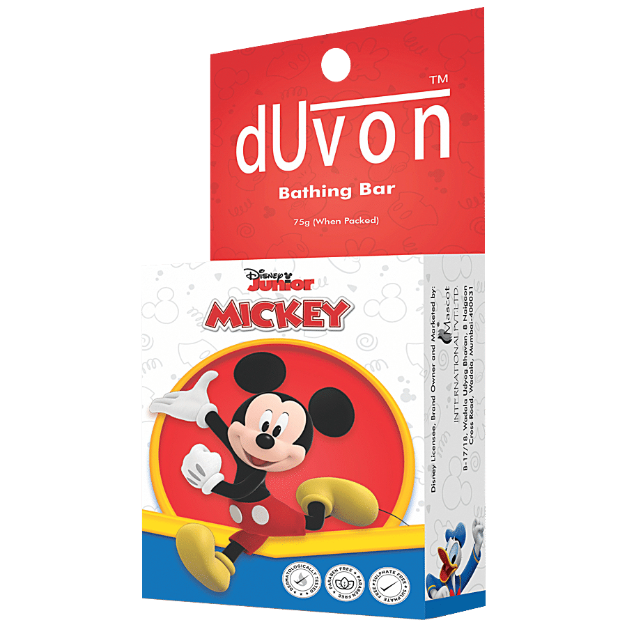 DUVON Disney Mickey Bathing Bar - For Boy Kids