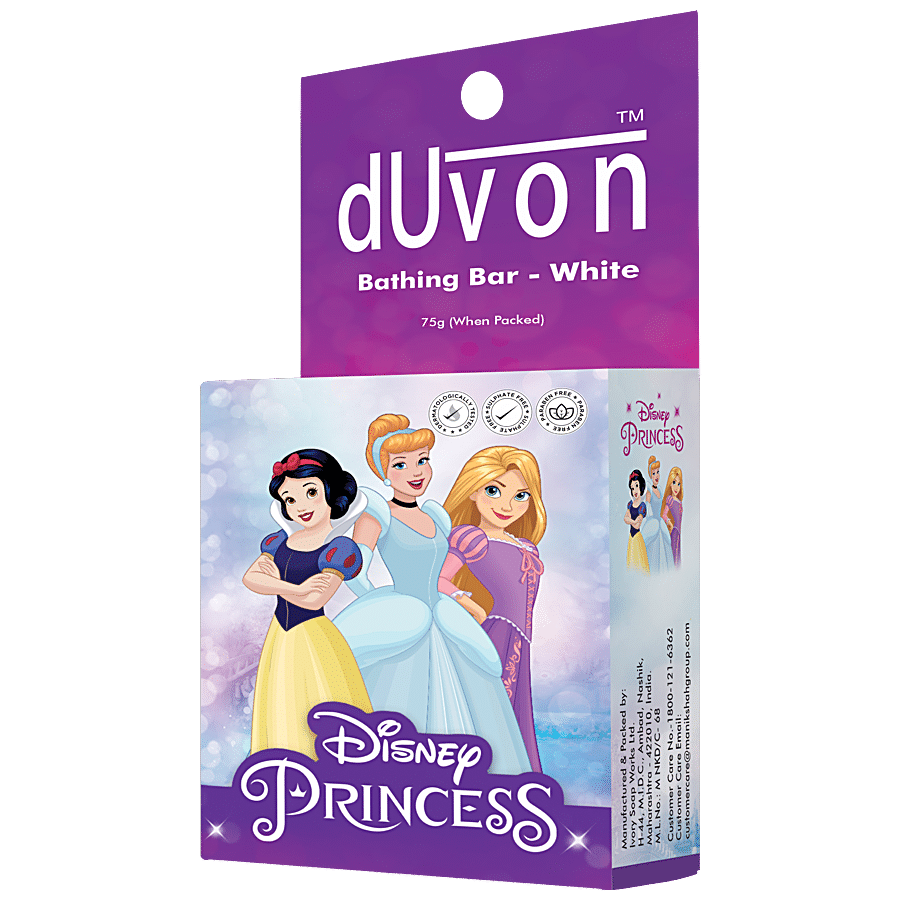 DUVON Disney Princess Bathing Bar - White