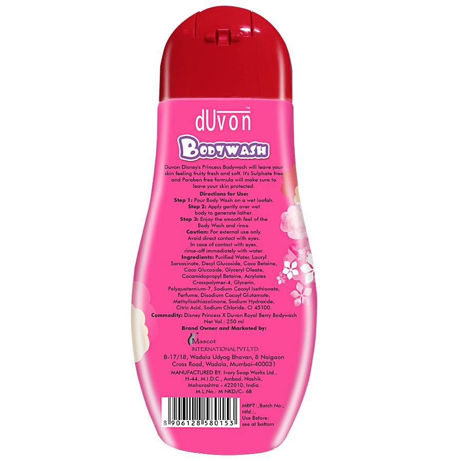 DUVON Disney Princess Body Wash - Royal Berry