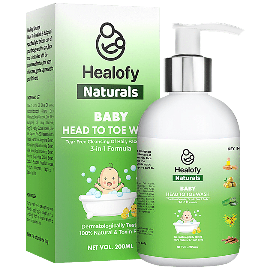 Healofy Naturals  Baby Head To Toe Body Wash - Toxin Free