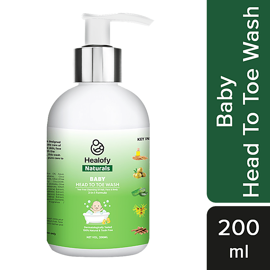 Healofy Naturals  Baby Head To Toe Body Wash - Toxin Free