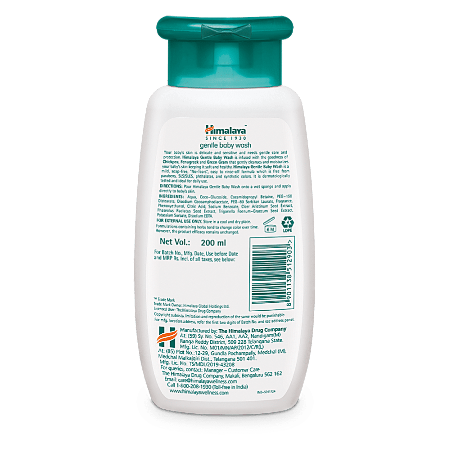 Himalaya Gentle Baby Wash - Paraben Free