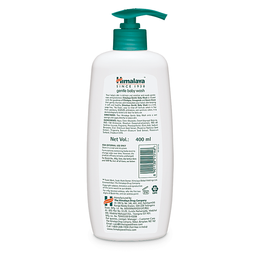 Himalaya Gentle Baby Wash - Paraben Free