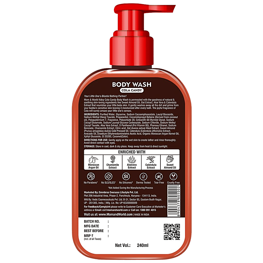 Mom & World Kidsy Body Wash - Cola Candy