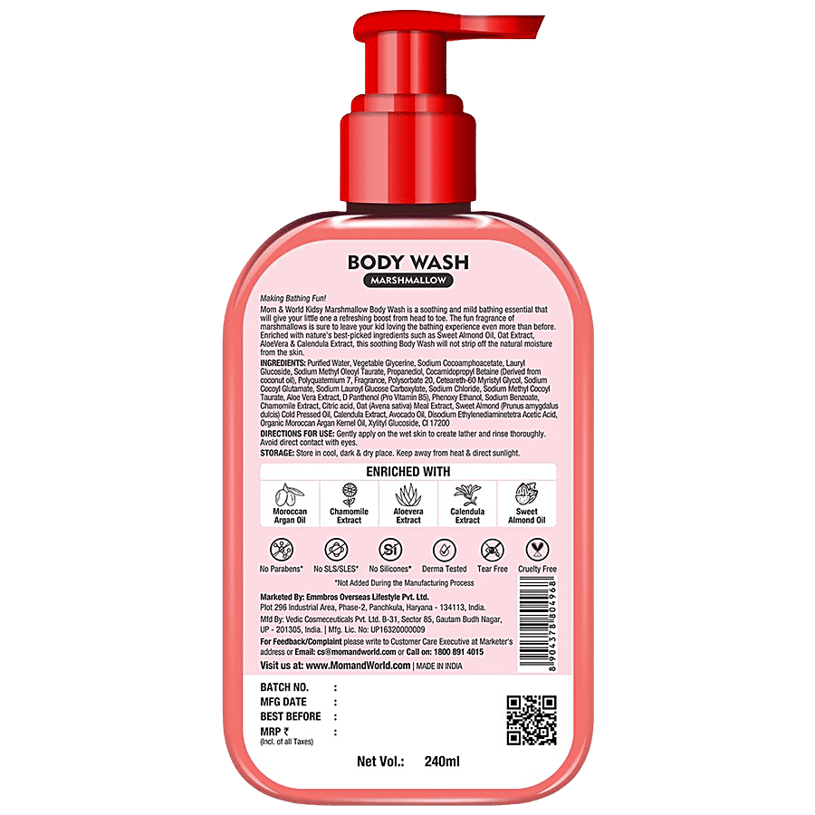 Mom & World Kidsy Body Wash - Marshmallow