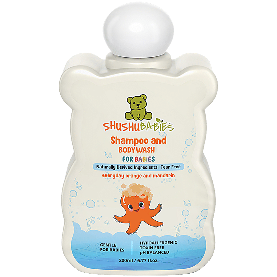 ShuShu Babies Everyday Orange & Mandarin Shampoo & Body Wash For Babies