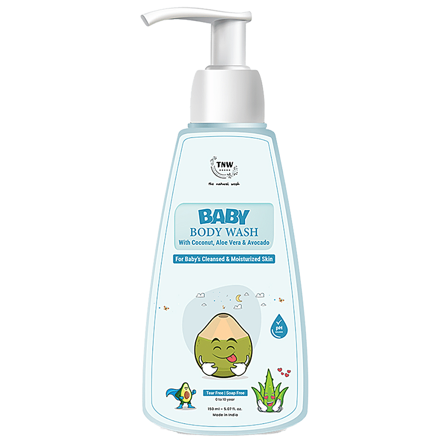 TNW-The Natural Wash Baby Body Wash - Gentle Body Wash With Coconut