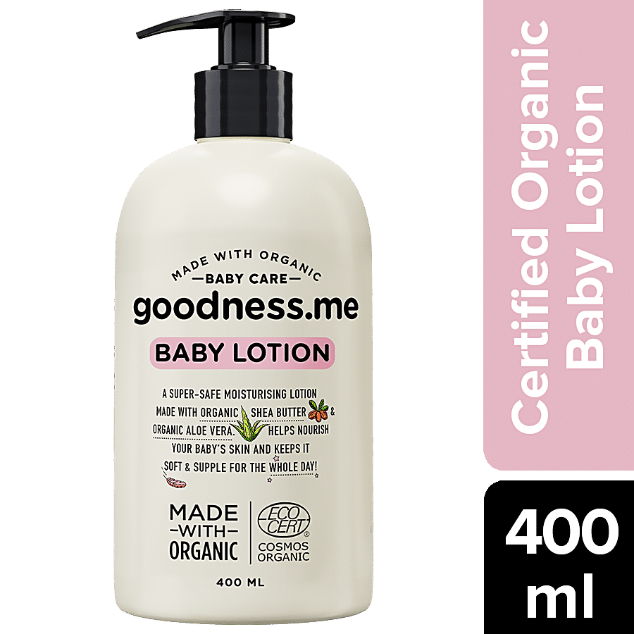 Goodnessme Organic Moisturizing Baby Lotion - For Face & Body