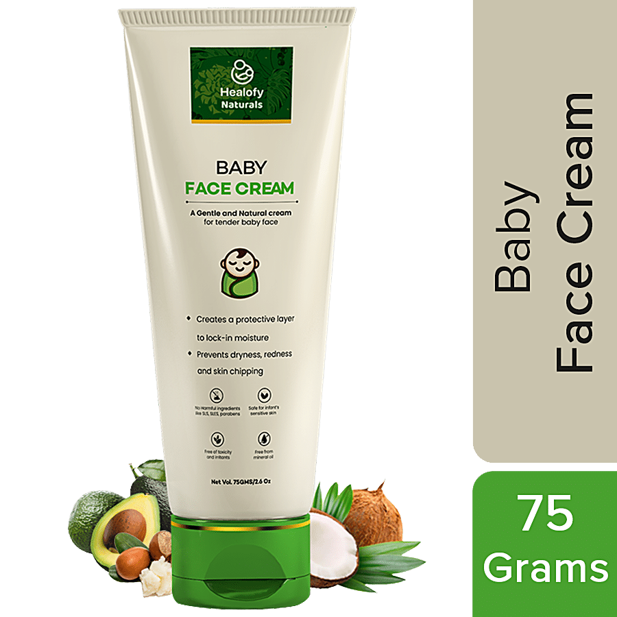 Healofy Naturals  Baby Face Cream - Prevents Dryness & Skin Chipping