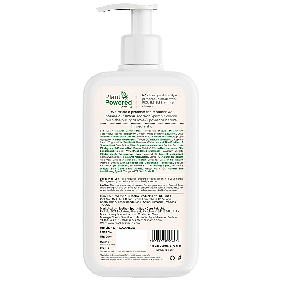 Mother Sparsh Plant Powered Natural Baby Lotion