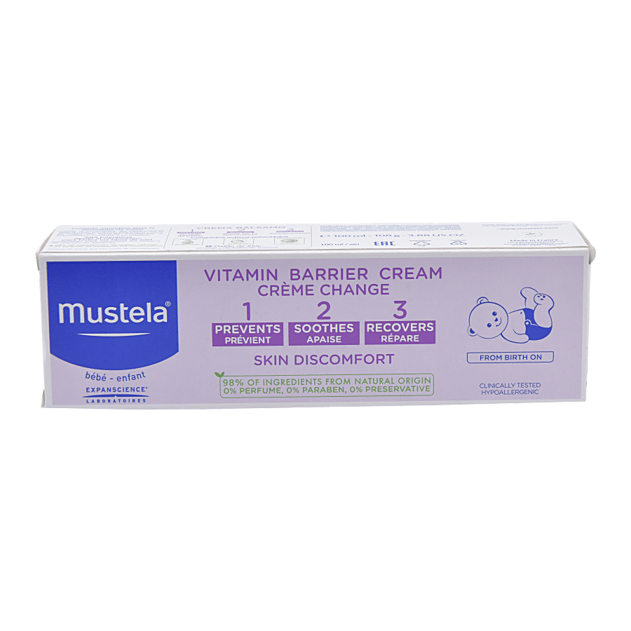 Mustela Vitamin Barrier Cream 1 2 3