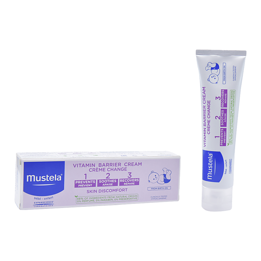 Mustela Vitamin Barrier Cream 1 2 3