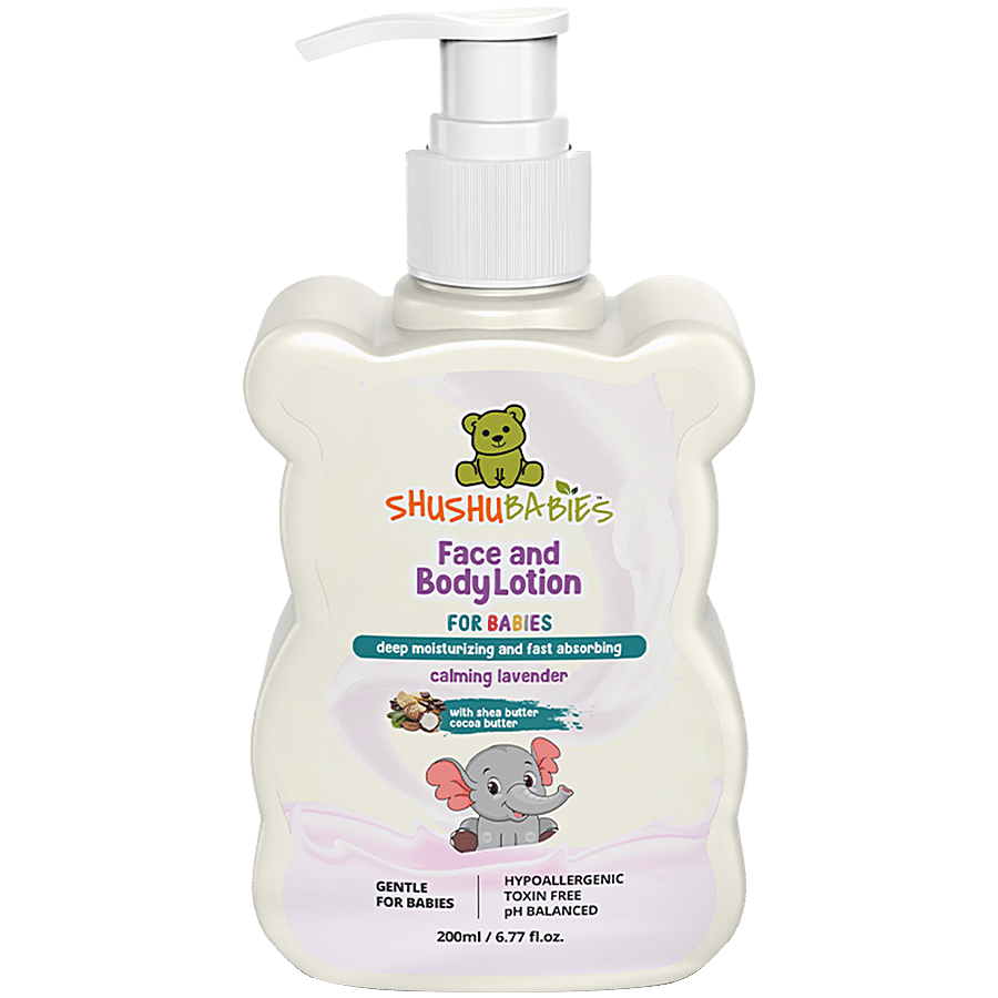 ShuShu Babies Calming Lavender Face & Body Lotion For Babies