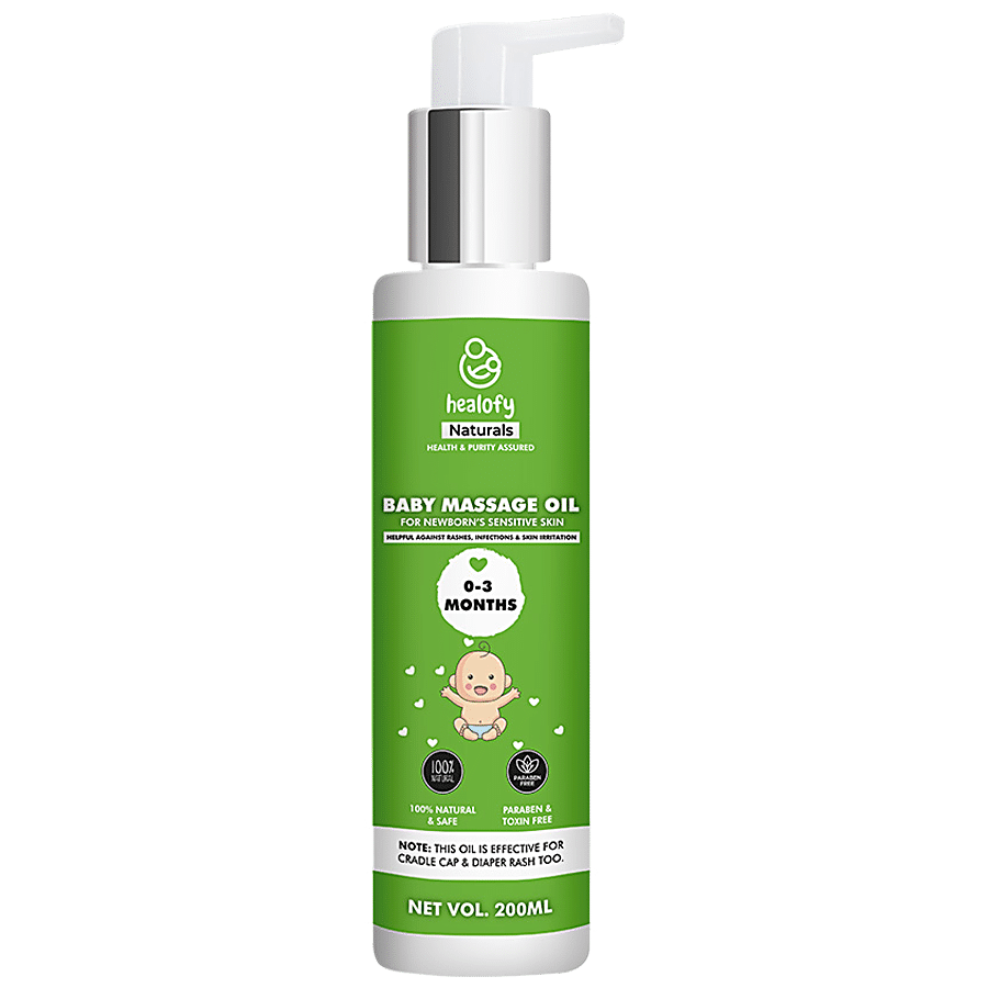 Healofy Naturals  Baby Massage Oil - Safe