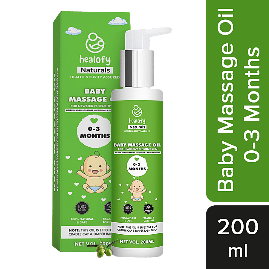 Healofy Naturals  Baby Massage Oil - Safe