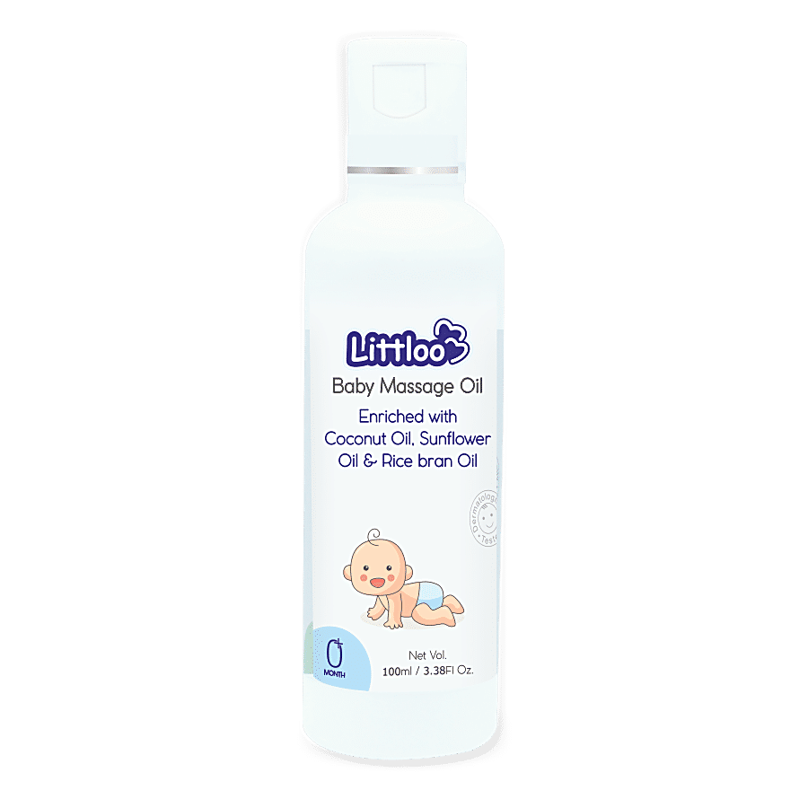 Littloo Baby Massage Oil - With Coconut