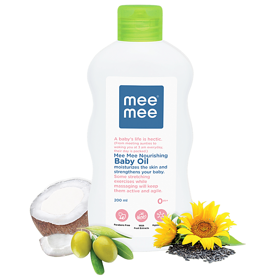 Mee Mee Baby Oil With Fruit Extracts