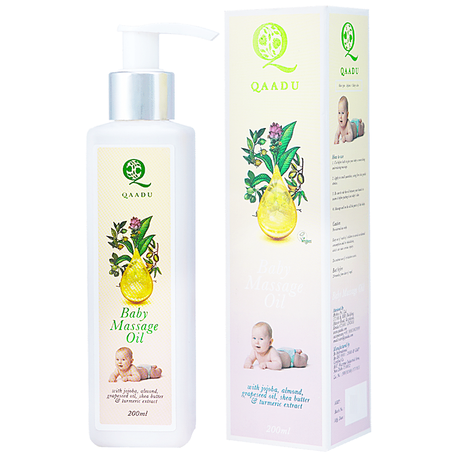 Qaadu Baby Massage Oil - With Jojoba Oil