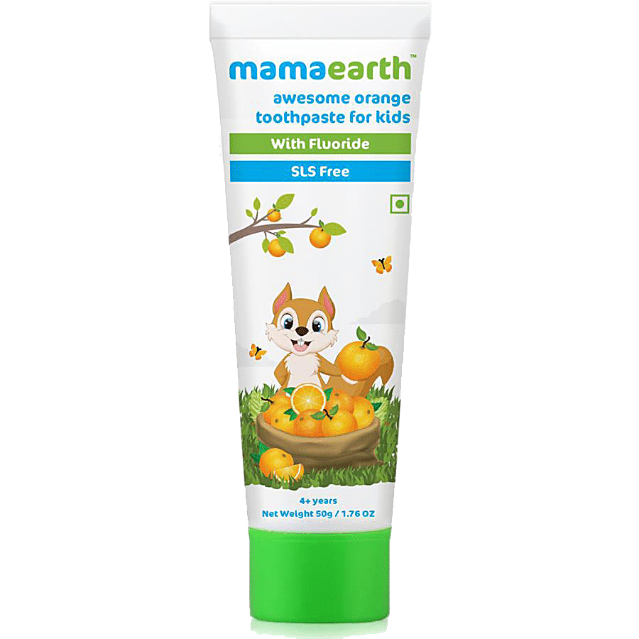 Mamaearth Orange Toothpaste For Kids