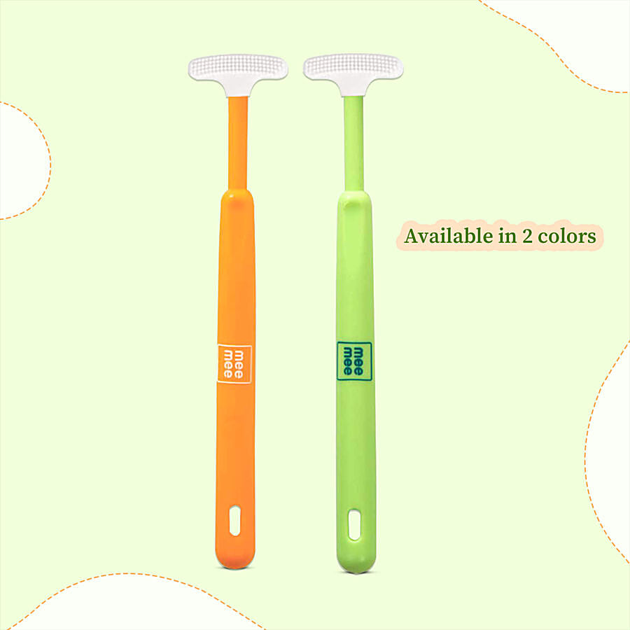 Mee Mee Tender Tongue Cleaner Brush - Green