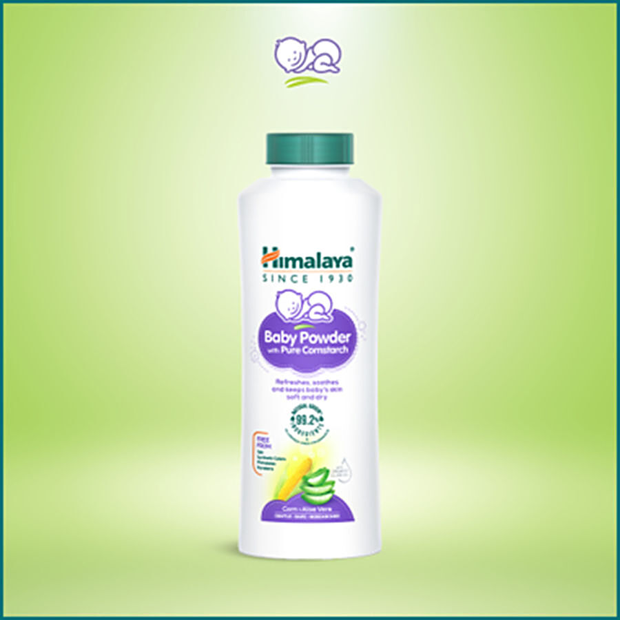 Himalaya Baby Powder With Pure Cornstarch - Paraben Free