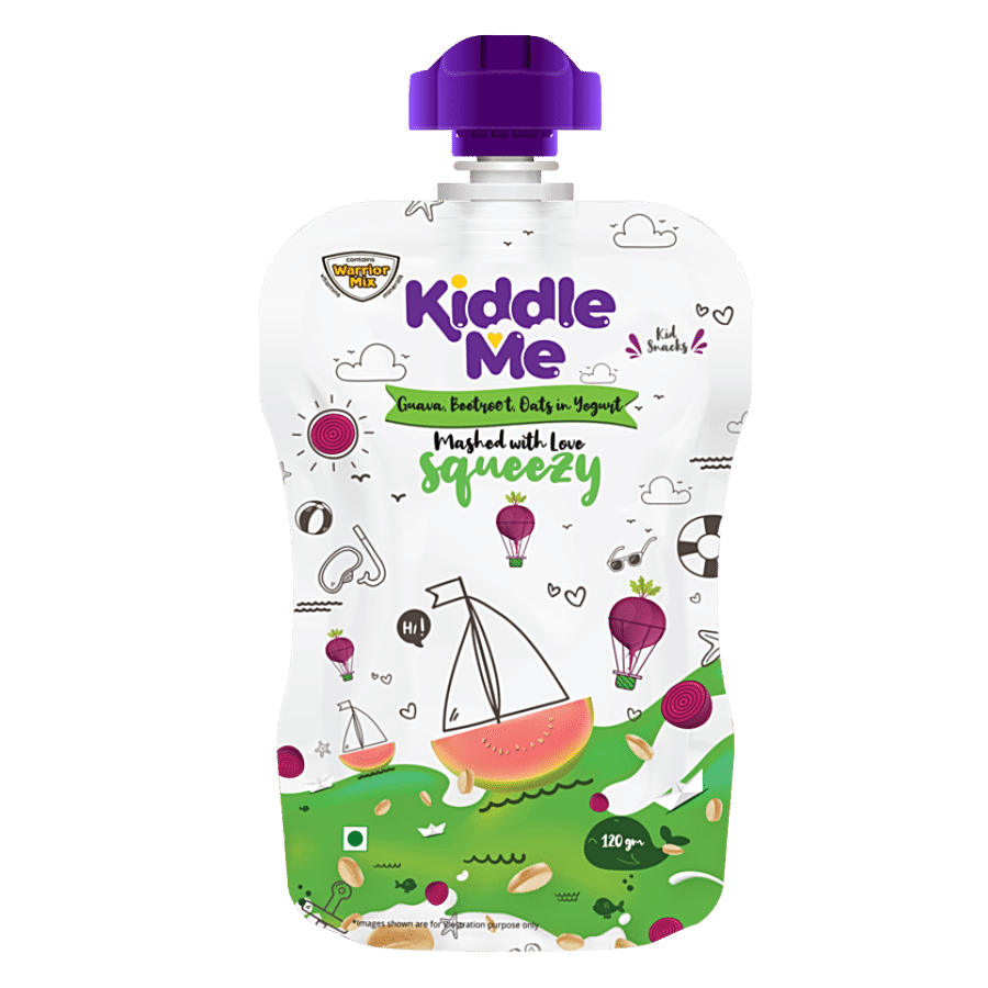 KiddleMe Squeezy Kids Snack - Guava