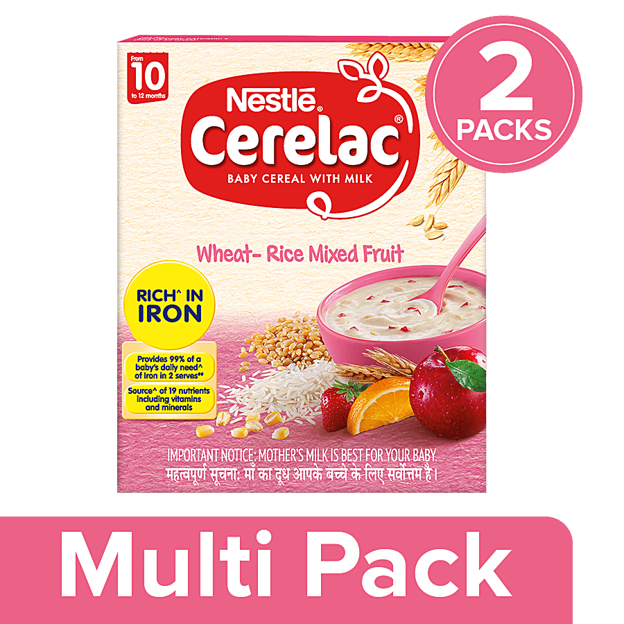 Nestle  Cerelac - Wheat Rice Mixed Fruit