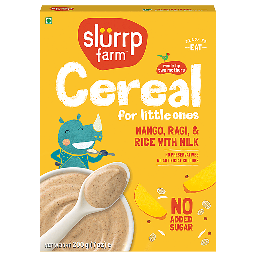 Slurrp Farm Mango Cereal - No Sugar