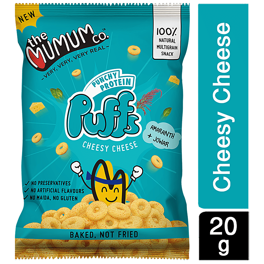 The Mumum Company Punchy Protein Puffs - Cheesy Cheese