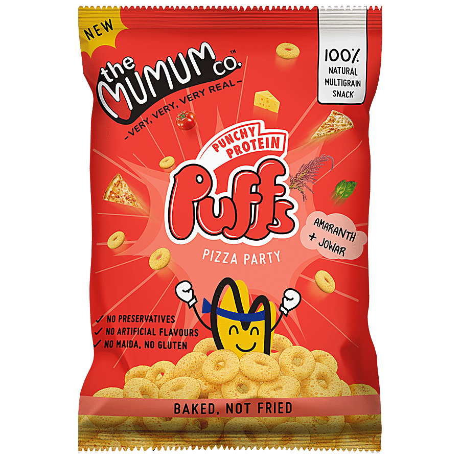 The Mumum Company Punchy Protein Puffs - Pizza Party