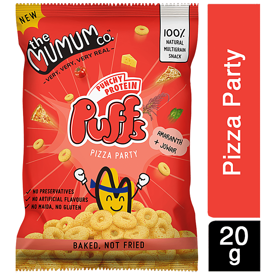 The Mumum Company Punchy Protein Puffs - Pizza Party