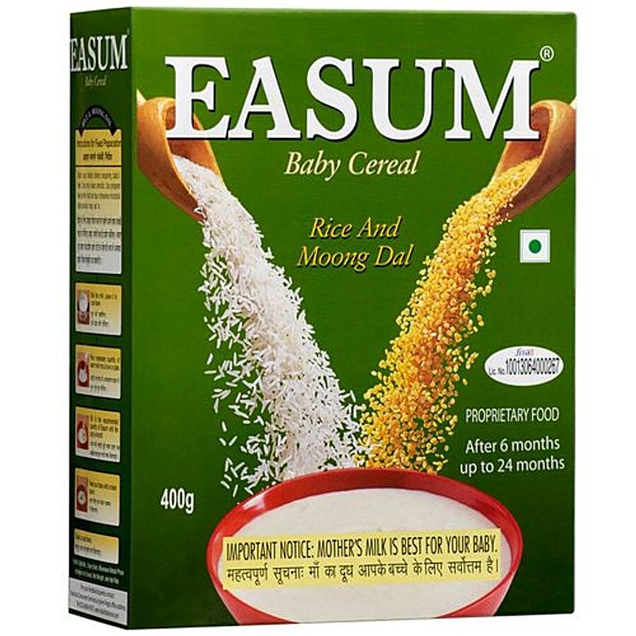 Easum Baby Cereal - Rice & Moong Dal