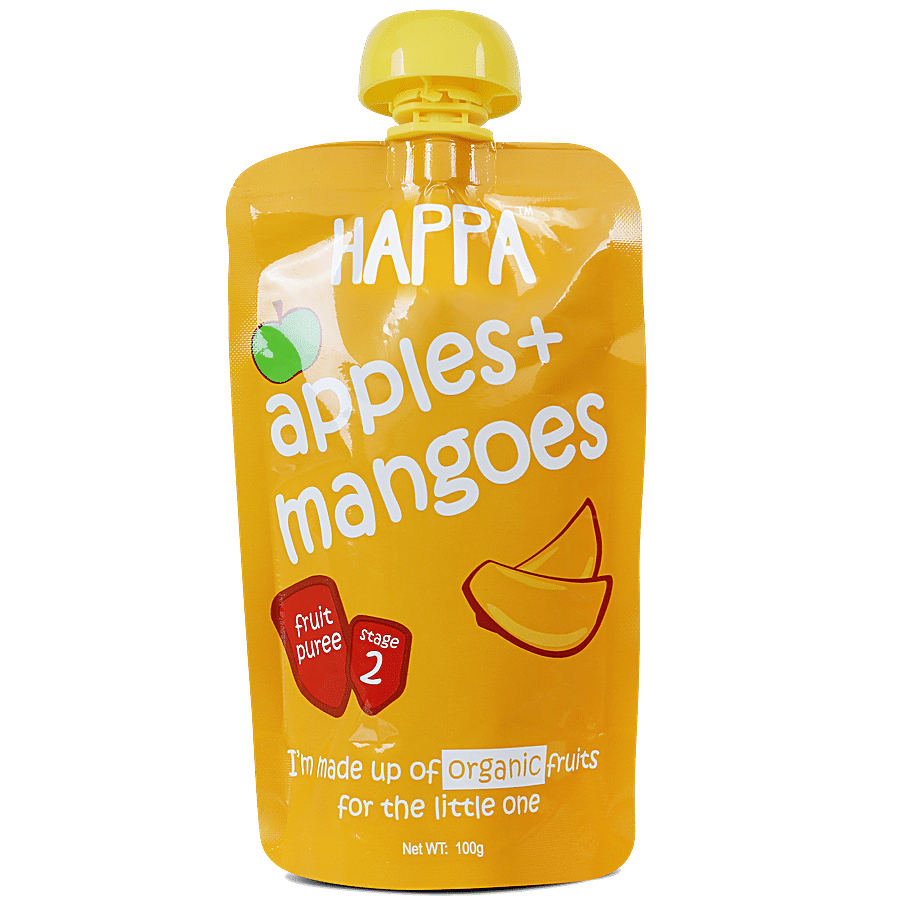 Happa Organic Puree - Apple + Mango