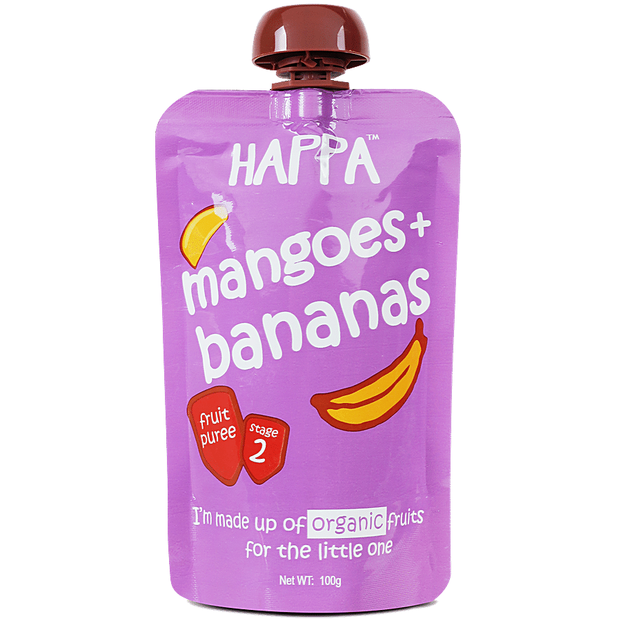 Happa Organic Puree - Mango + Banana