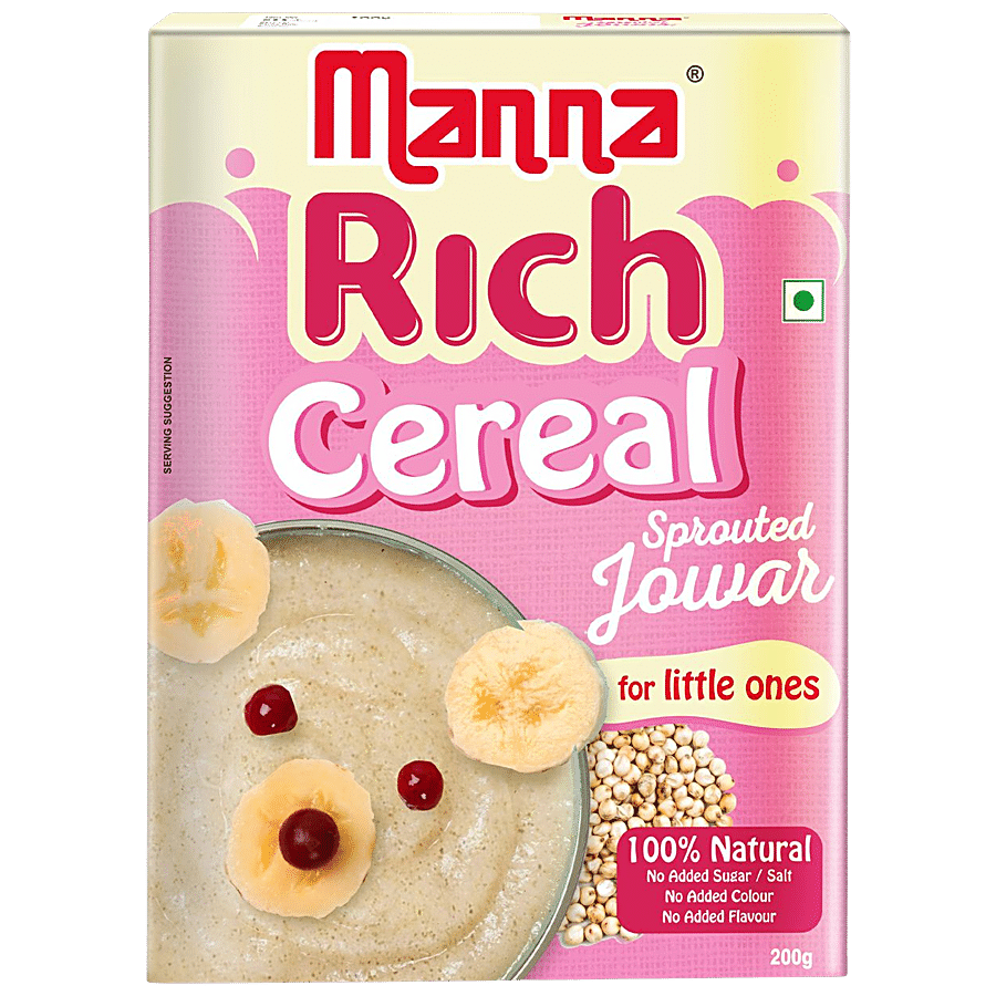 Manna Baby Cereal - Sprouted Jowar