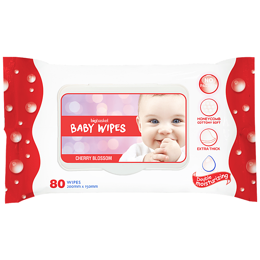 Bigbasket Baby Wipes - Cherry Blossom