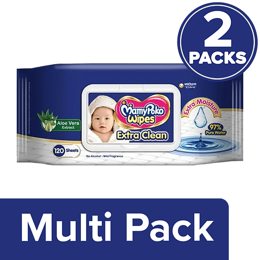 Mamypoko Extra Clean Wipes - Anti-Bacterial & Fragrant