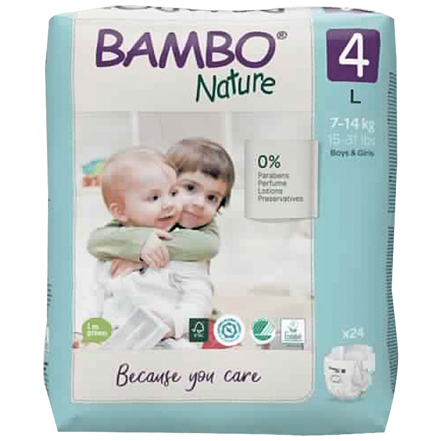 Bambo Nature Diapers - With Wetness Indicator