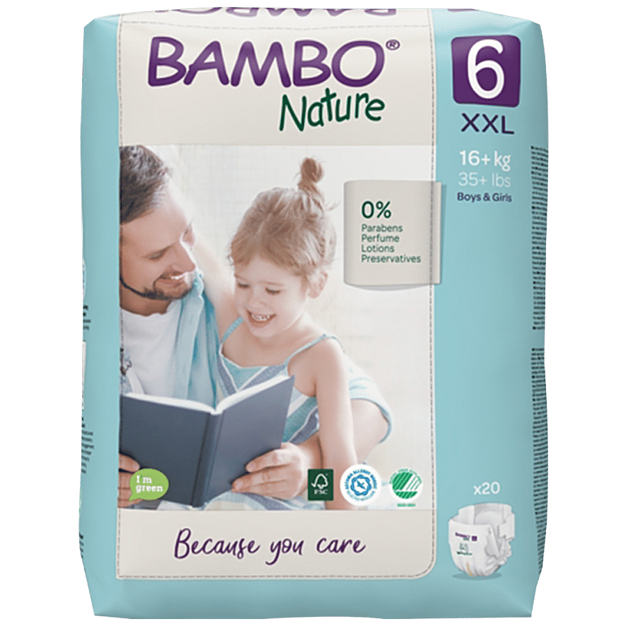 Bambo Nature Diapers - With Wetness Indicator