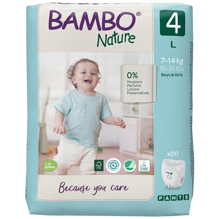 Bambo Nature Pant Diapers - With Wetness Indicator