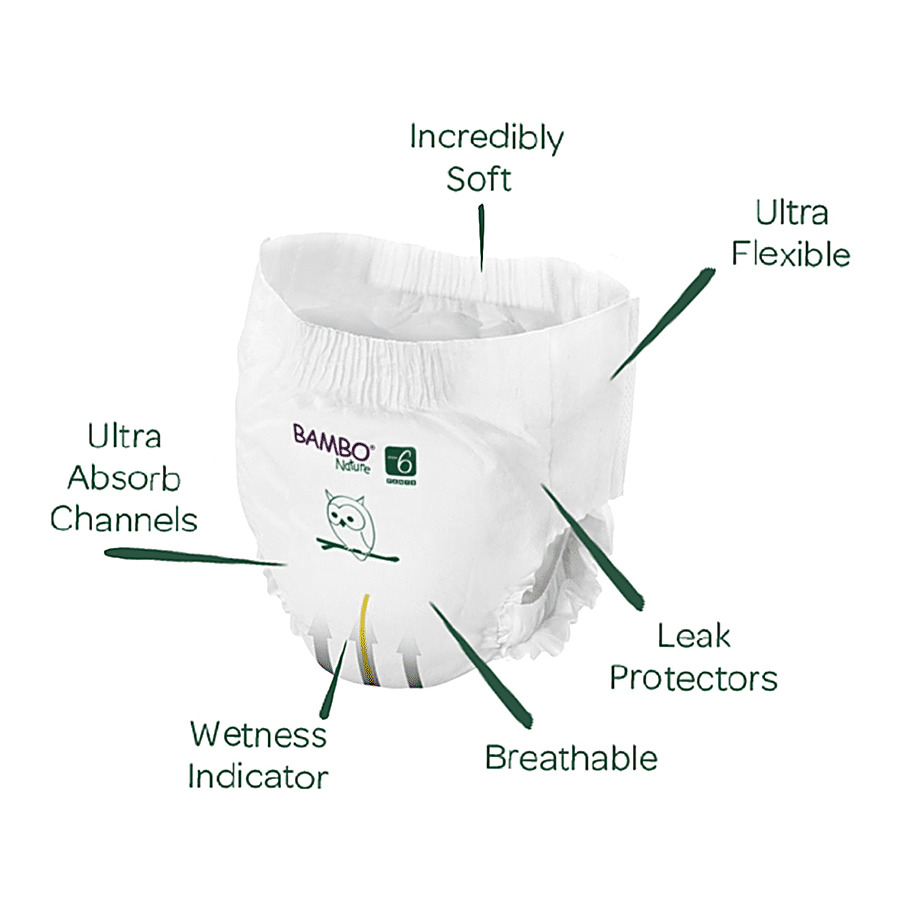 Bambo Nature Pant Diapers - With Wetness Indicator