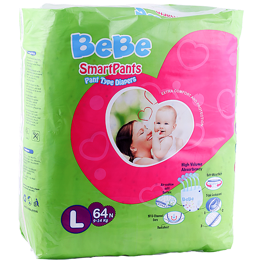 Bebe Smart Baby Diaper Pants - Large