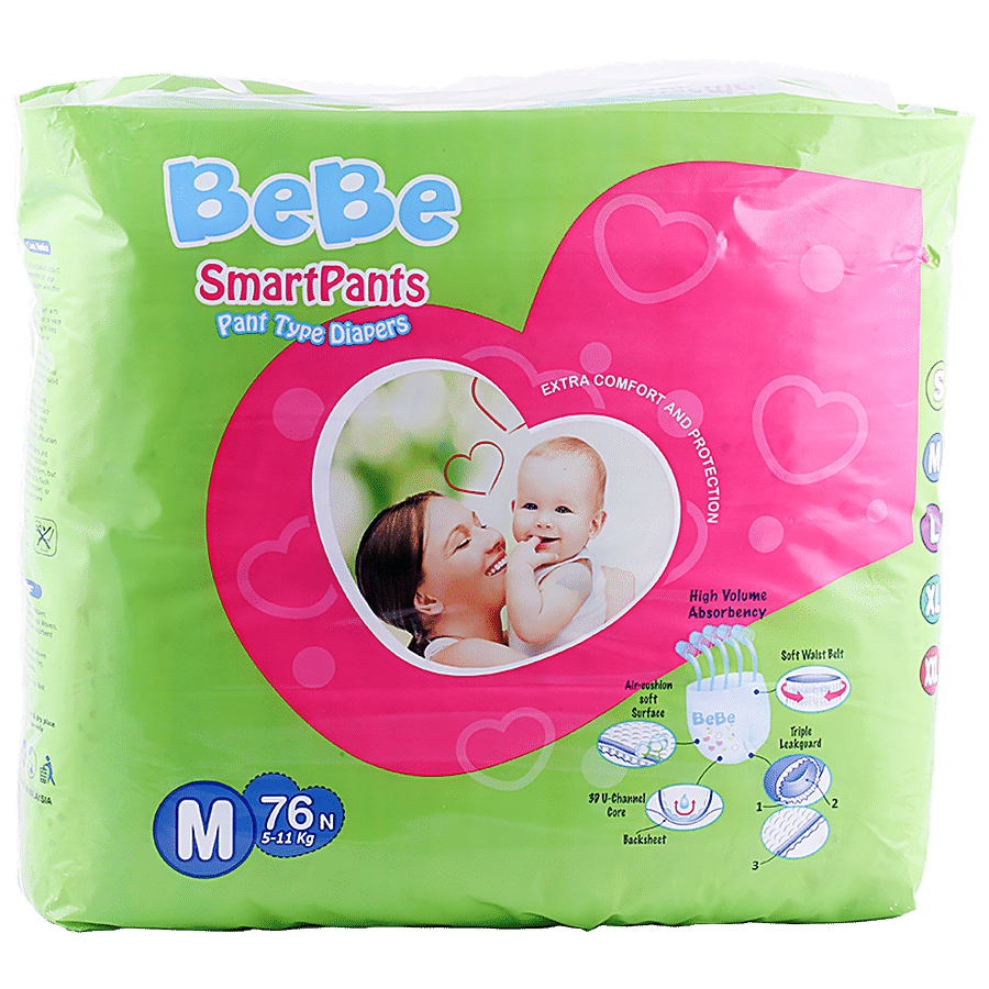 Bebe Smart Baby Diaper Pants - Medium