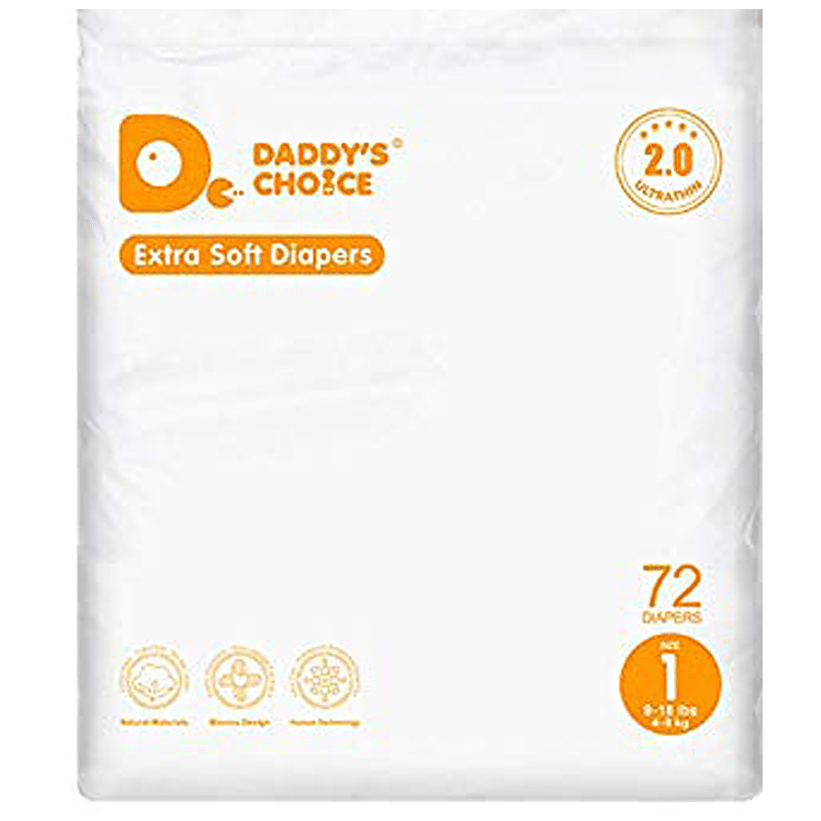 Daddy's Choice Extra Soft Diapers - Size 1