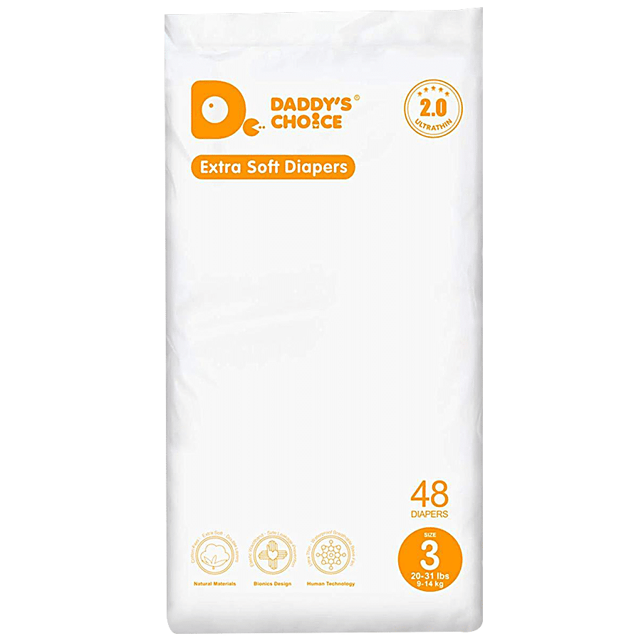 Daddy's Choice Extra Soft Diapers - Size 3