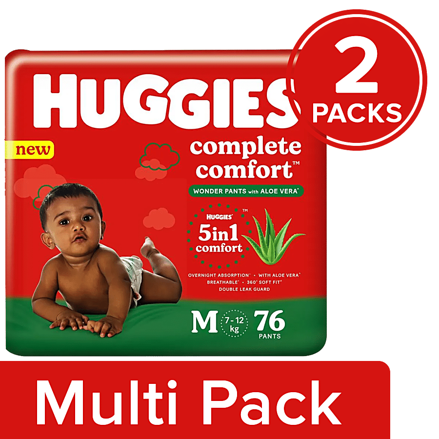 Huggies Complete Comfort Wonder Pants With Aloe Vera