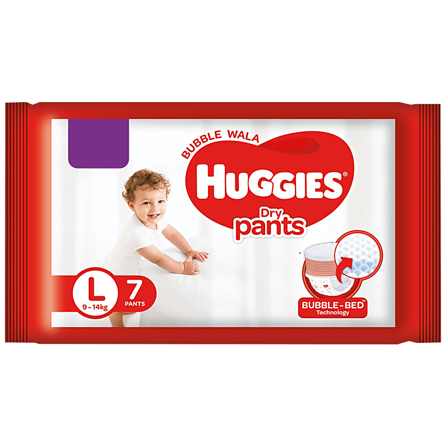 Huggies Dry Diaper Pants - L