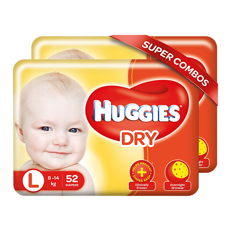 Huggies Dry Diapers - L